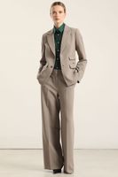 Blazer entallado, tapeta fantasia, Topo. Liola