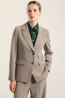 Blazer entallado, tapeta fantasia, topo Liola