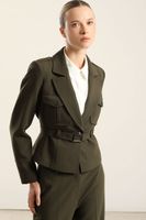 Chaqueta bolsillos cargo, militar Liola