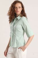 Blusa entallada Liola mujer verde