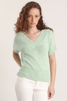 Tejido trenzado Liola mujer verde