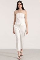 Pantalón sastre liola mujer crudo