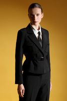 Chaqueta bolsillos cargo, negro Liola