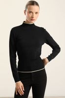 Jersey Punto Basico, Contratono, Negro Liola