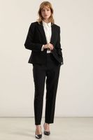 Blazer basico entallado, negro Liola