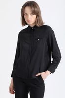 Camisa Boton Joya, Negro Liola