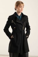 Abrigo Biker, Muflon Negro Liola