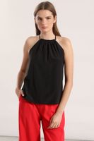 Top halter mujer Liola negro