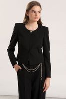 Chaqueta corta Liola mujer negro
