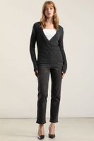 Jersey punto envolvente,gris Liola