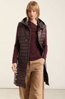 Parka Larga Acolchada, Ciruela Liola