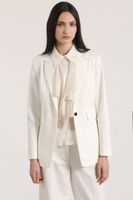 Blazer entallado clásico Liola mujer crudo