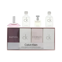 Set 4 Piezas Calvin Klein Ck Edp 5 Ml X 4 Mini Perfume Mujer