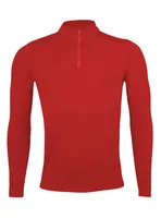 Polera Micropolar Primera Capa con Cierre Chilla Hombre