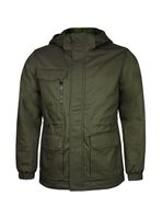 Parka Forro Peluche Gorro Desmontable Velox Unisex