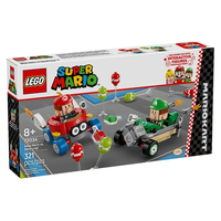 Lego Super Mario Kart: Bebe Mario vs. Bebe Luigi + Poster de Regalo