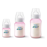 Set mamadera anti-colic 125 ML+260ML+330 ML Rosa-Azul