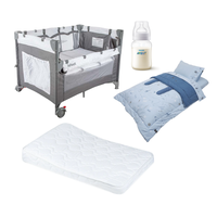 Cuna Más Colchón Protector Playard Always Y Set Sabanas Cuna Infanti