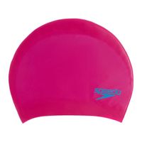 Gorro Natación Junior Speedo Long Hair Rosado