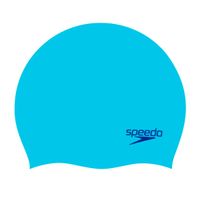 Gorro Natación Unisex Speedo Plain Moulded Silicone Celeste