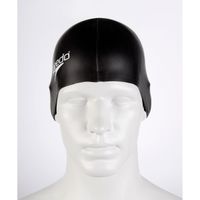 Gorro de Natación Plain Flat Silicona Negro Speedo