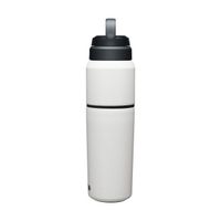 Botella Camelbak 650 ml Acero + Taza 500 ml Blanca