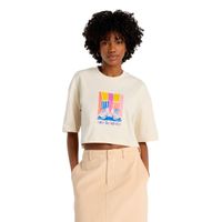 Polera Lifestyle Mujer New Balance Athletics Beige