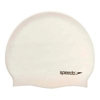 Gorro Natación Speedo Plain Flat Silicon Blanco
