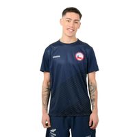 Polera Running Hombre Sparta Team Chile Azul