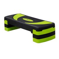 Step para Ejercicios Aeróbicos Fitness Blu Fit Negro/Verde