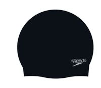 Gorro Natación Speedo Plain Moulded Silicona Negro