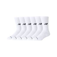 Pack 6 Calcetines New Balance Everyday Cushion Crew Blancos
