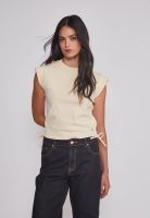 Polera Mujer Ajustador Costados Amarillo Sioux