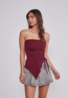 Peto Mujer Recogido asimétrico Burdeo Sioux