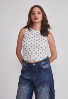 Peto Mujer Drapeado Trend Blanco Sioux