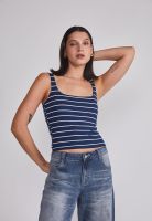 Peto Mujer Listado Soft Azul Sioux