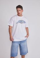 Polera Hombre Print Oversize Blanco Sioux