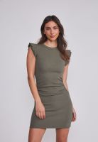 Vestido Mujer Manga Vuelos Verde Sioux