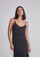 Vestido Mujer Largo Pabilo Negro Sioux