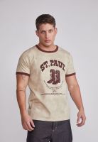 Polera Hombre West Boxy Beige Sioux