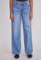 Jeans Mujer Wide Leg Tiro Bajo Azul Sioux