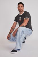 Jeans Hombre Baggy Gatos Celeste Sioux