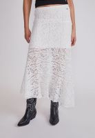 Falda Mujer Larga Encaje Blanco Sioux