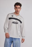 Polera Hombre Fútbol Retro Gris Sioux