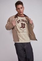 Chaqueta Hombre Con Cierre Metal Beige Sioux