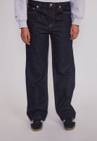 Jeans Mujer Wideleg Botones Azul Sioux