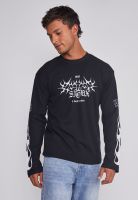 Polera Hombre Llamas Negro Sioux