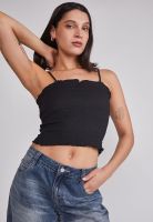 Peto Mujer Tela Texturada Negro Sioux