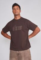 Polera Hombre Parche Café Sioux