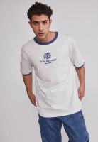 Polera Hombre Contraste Blanco Sioux
